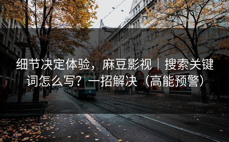 细节决定体验，麻豆影视｜搜索关键词怎么写？一招解决（高能预警）